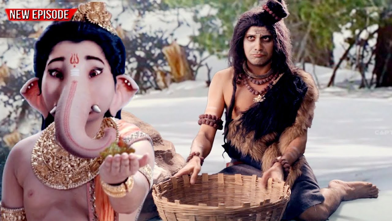 महा एपिसोड - देखिये क्या हुआ जब बाल गणेश जी ने तोतला जी के खा लिए सारे फल | Vighnaharta Ganesh