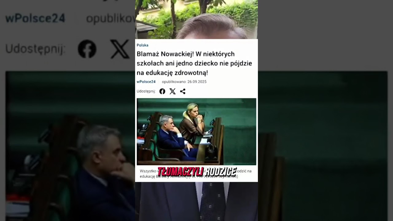 Blamaż seksedukacji Nowackiej i sp&oacute;łki 🤕😱