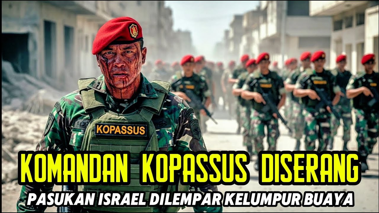 NKRI HARGA MATI ‼️ KOMANDAN KOPASSUS DISERANG, TENTARA IDF DIMASUKKAN KE LUMPUR BUAYA