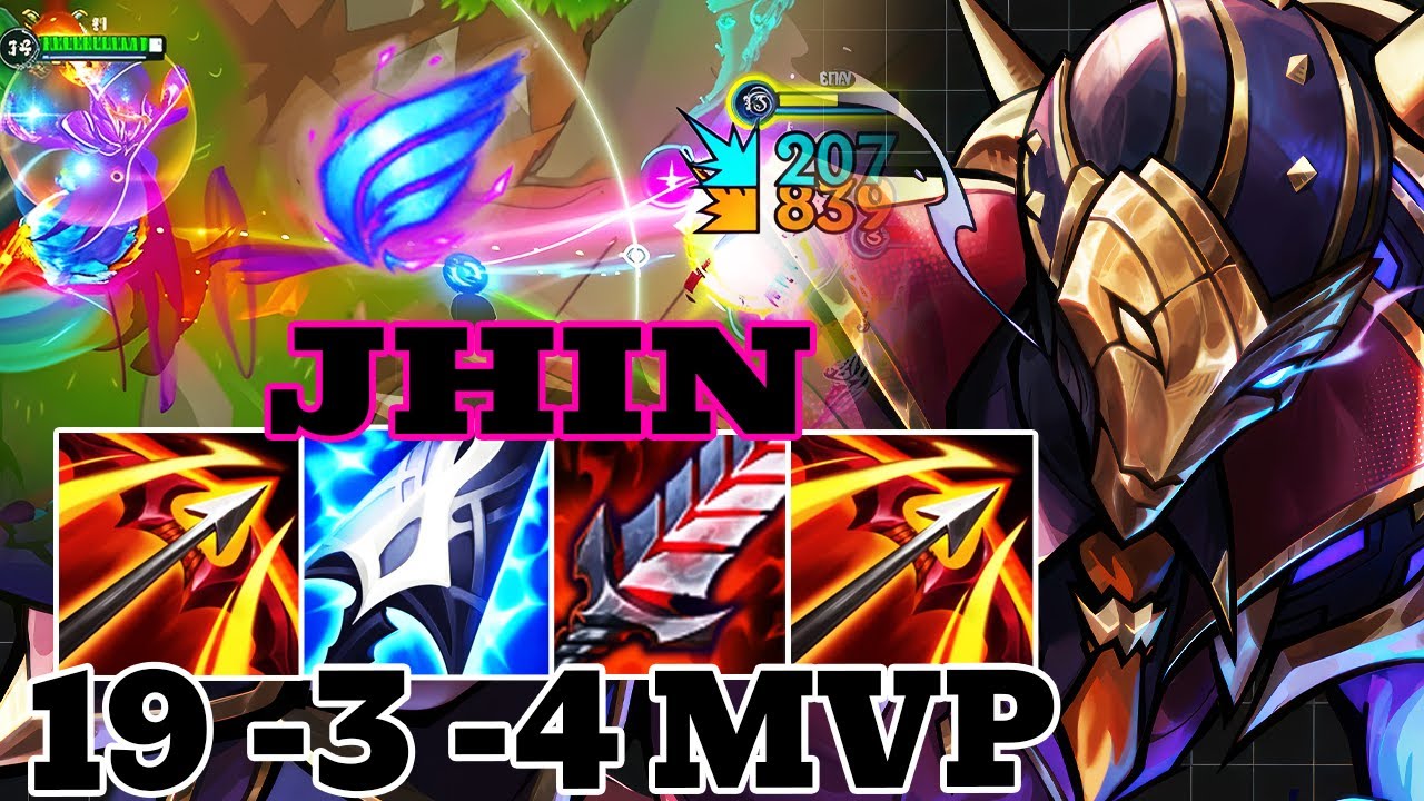 WILD RIFT JHIN ADC GAMEPLAY | 19- 3- 4 MVP | JHIN BUILD RUNES