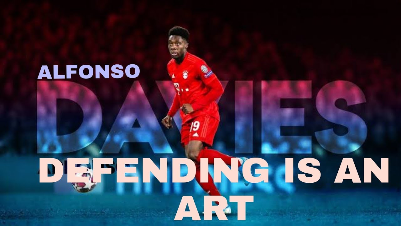Alfonso Davies Defending skills and Assists HD