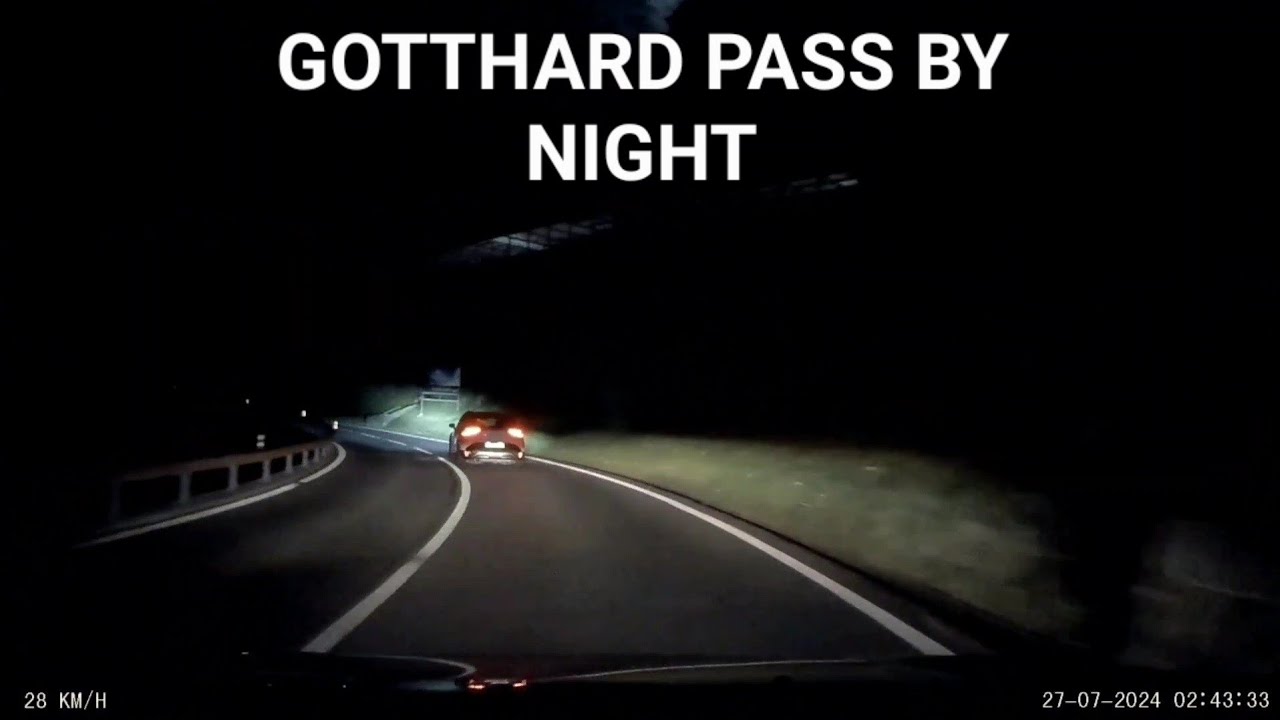 Gotthard Pass by Night