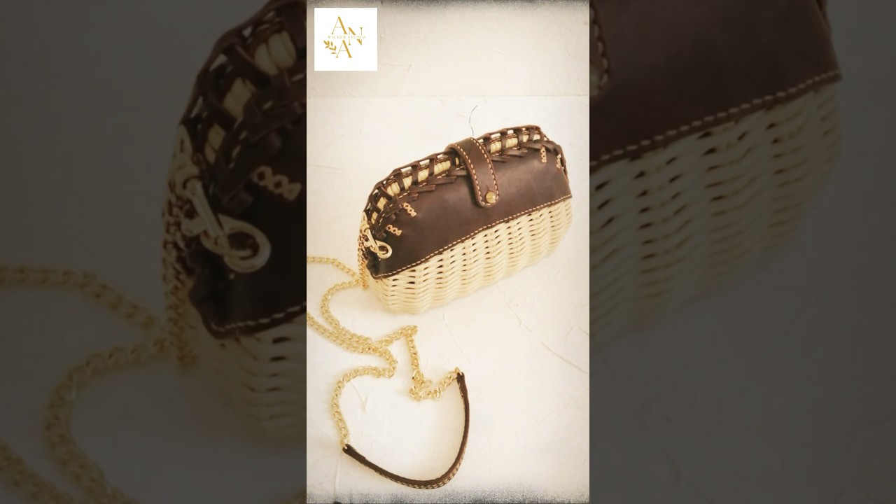 Rattan purse Wicker bag #RattanShoulderBag #WickerBag #StrawClutch #shoulderbag #bohostyle #ecochic