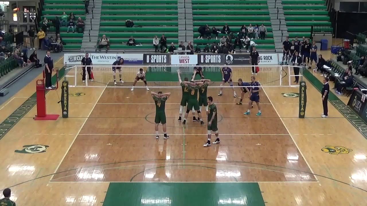 UBC vs U of Alberta (3-0) | Men's Volleyball | CanadaWest Regular Season (Nov 30, 2019)