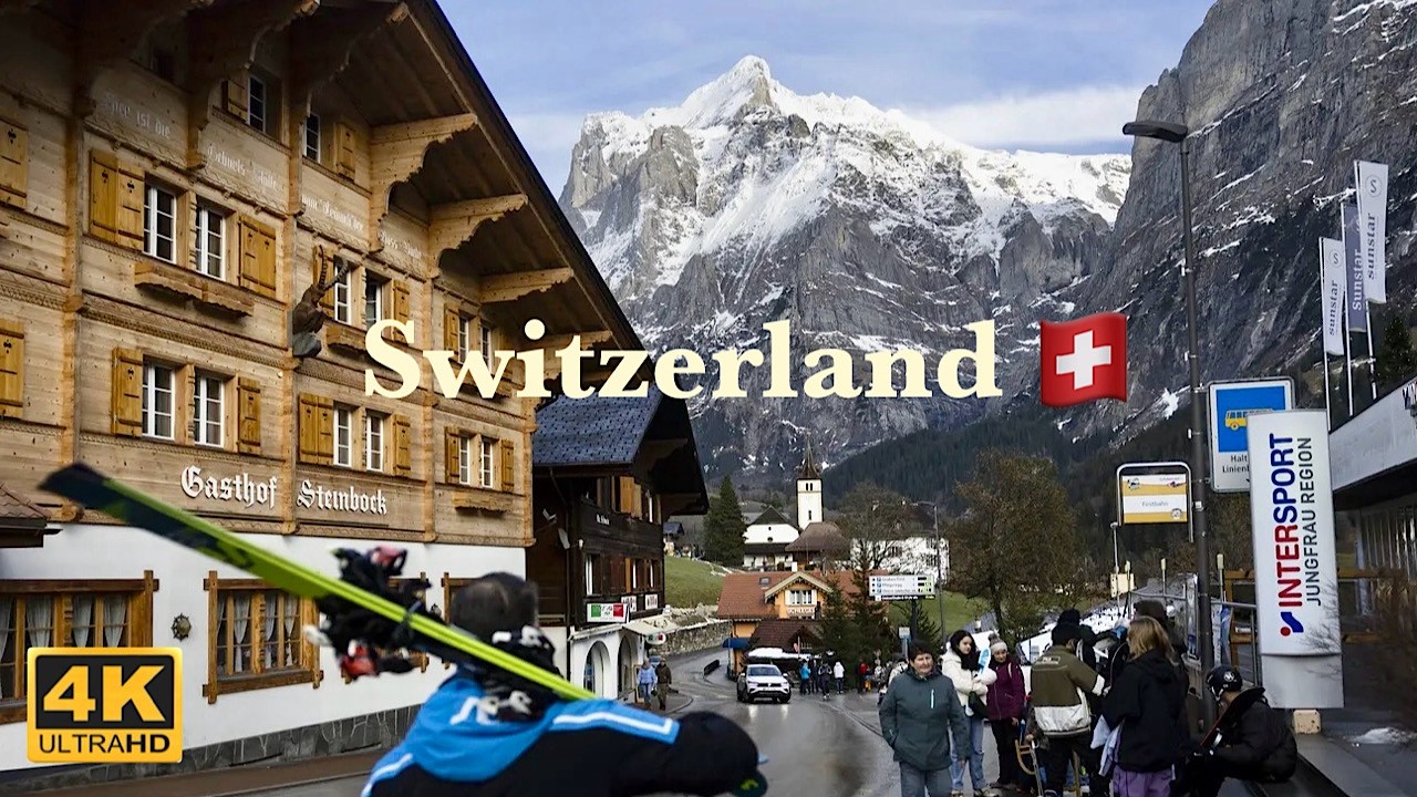 Lucerne to Grindelwald Scenic Drive | Swiss 🇨🇭 Lakes & Alps Road Trip