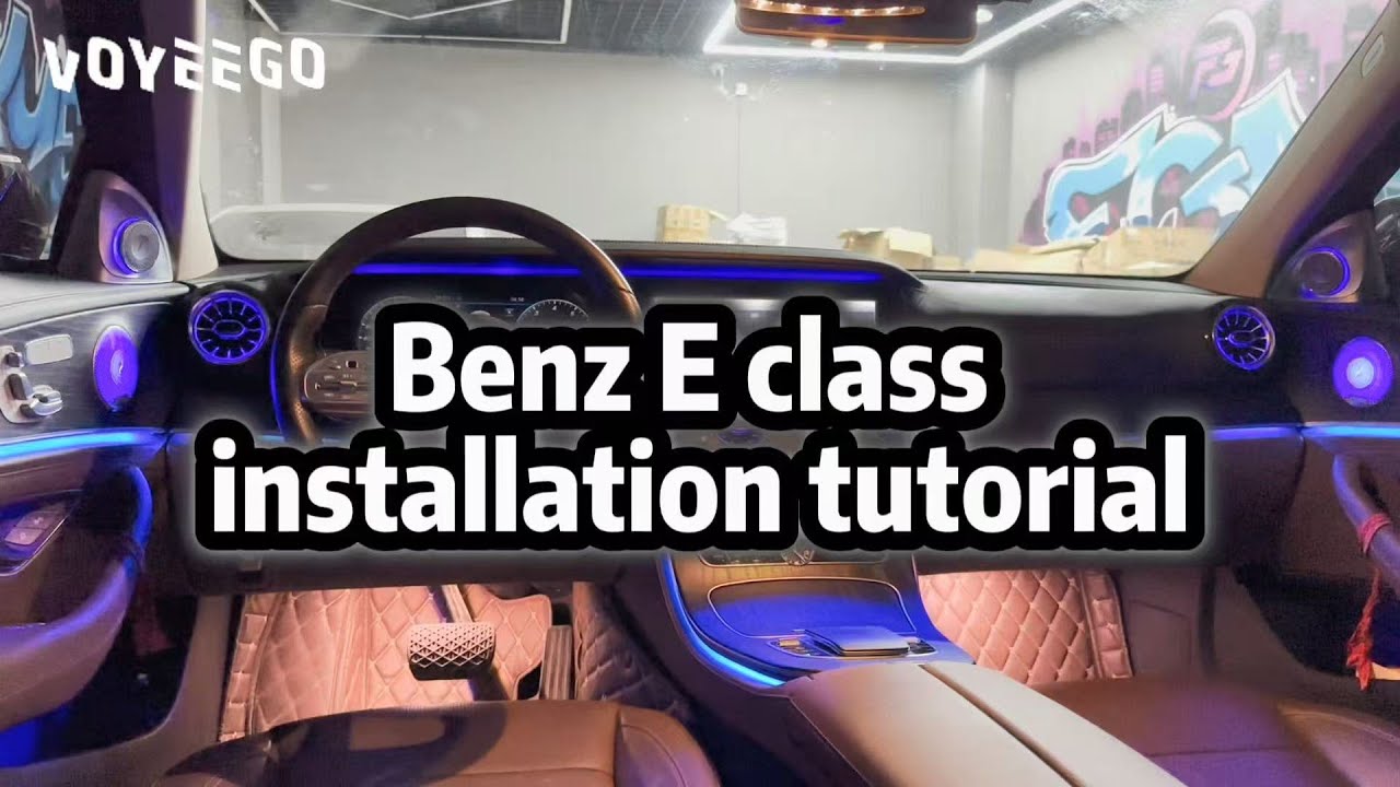 Easy Ambient Light Installation for the Mercedes-Benz E-Class W213!