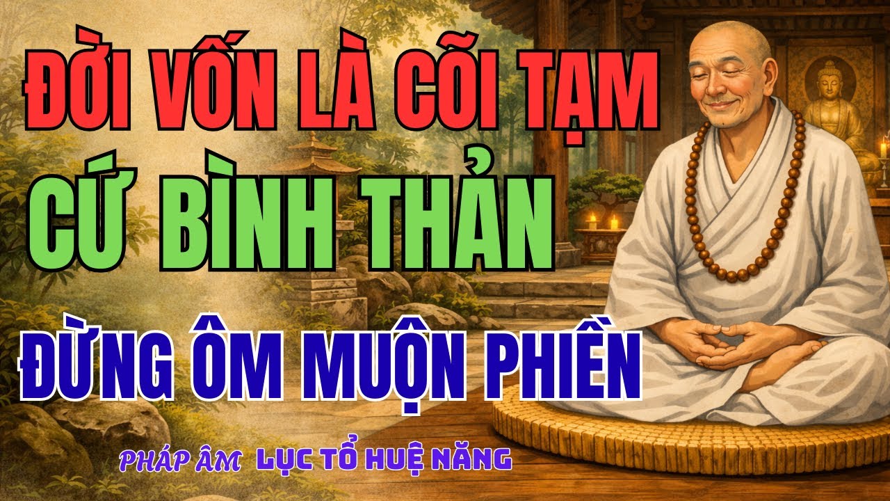 Lục Tổ Huệ Năng: Đời Là Cõi Tạm, Đừng Lo Lắng Mà Ôm Muộn Phiền