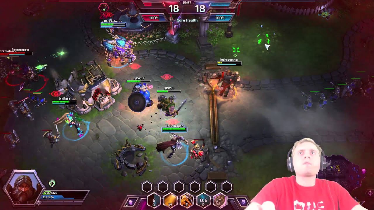 Heroes of the Storm w/ Ink Rose, DRWolf, and TericDragon