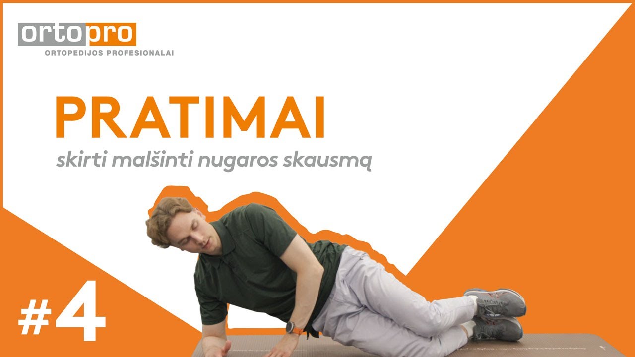 Pratimai skirti malšinti nugaros skausmą