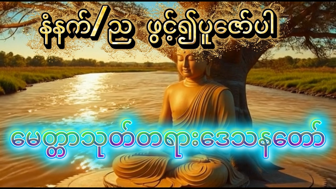 မေတ္တာသုတ်တရားဒေသနတော် #တရားတော်များ #dhamma #buddhastory #motivation #peace