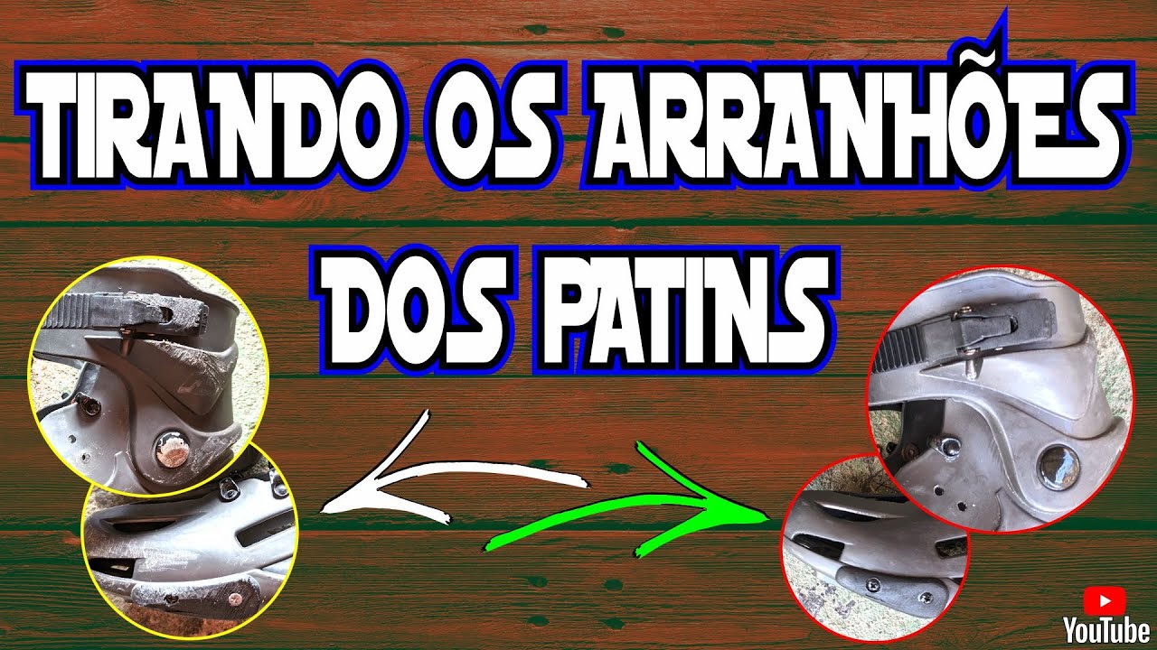 COMO RETIRAR OS ARRANHÕES DOS PATINS? - SIMPLES E FÁCIL #PATINS HD INLINE