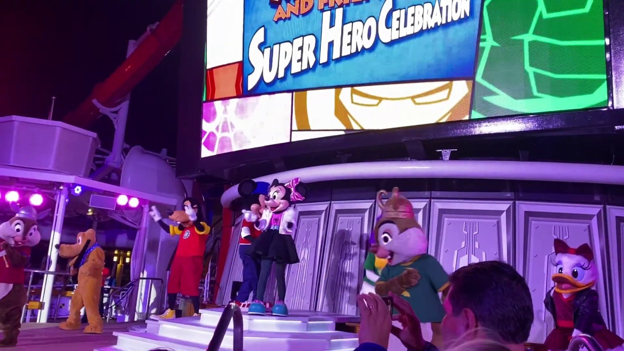Mickey and Friends Super Hero Celebration! Disney Magic Marvel Day at Sea 2020