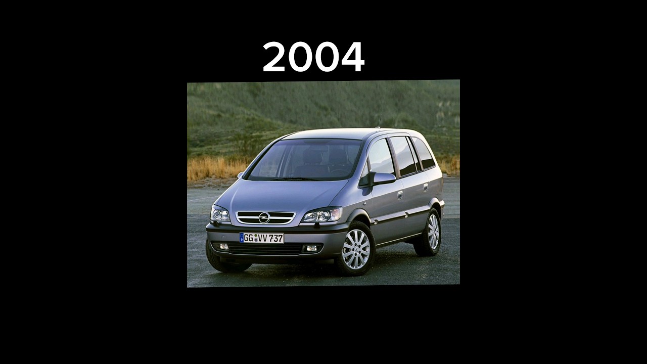 Evolution Of Opel Zafira (1999-2023) #evolution #opel #zafira #minibus #van #shorts