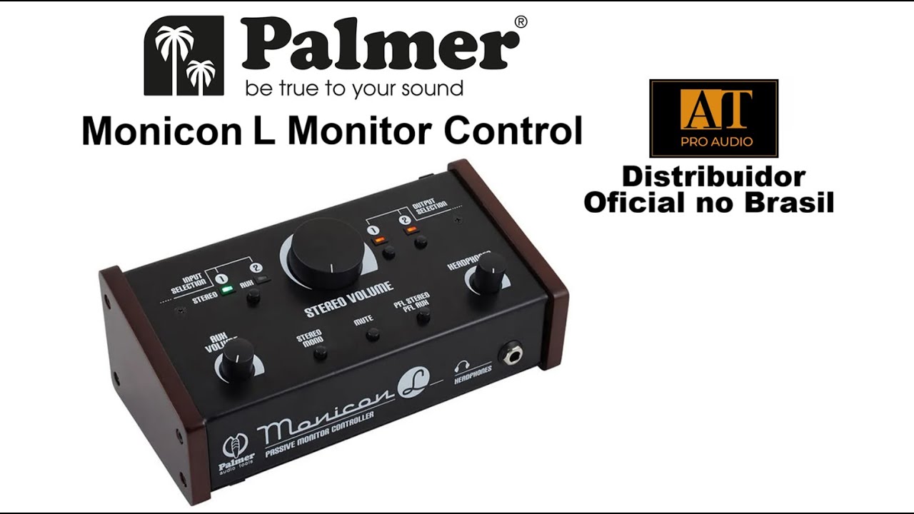 PALMER MONICON L MONITOR CONTROL - AT PROAUDIO BRASIL