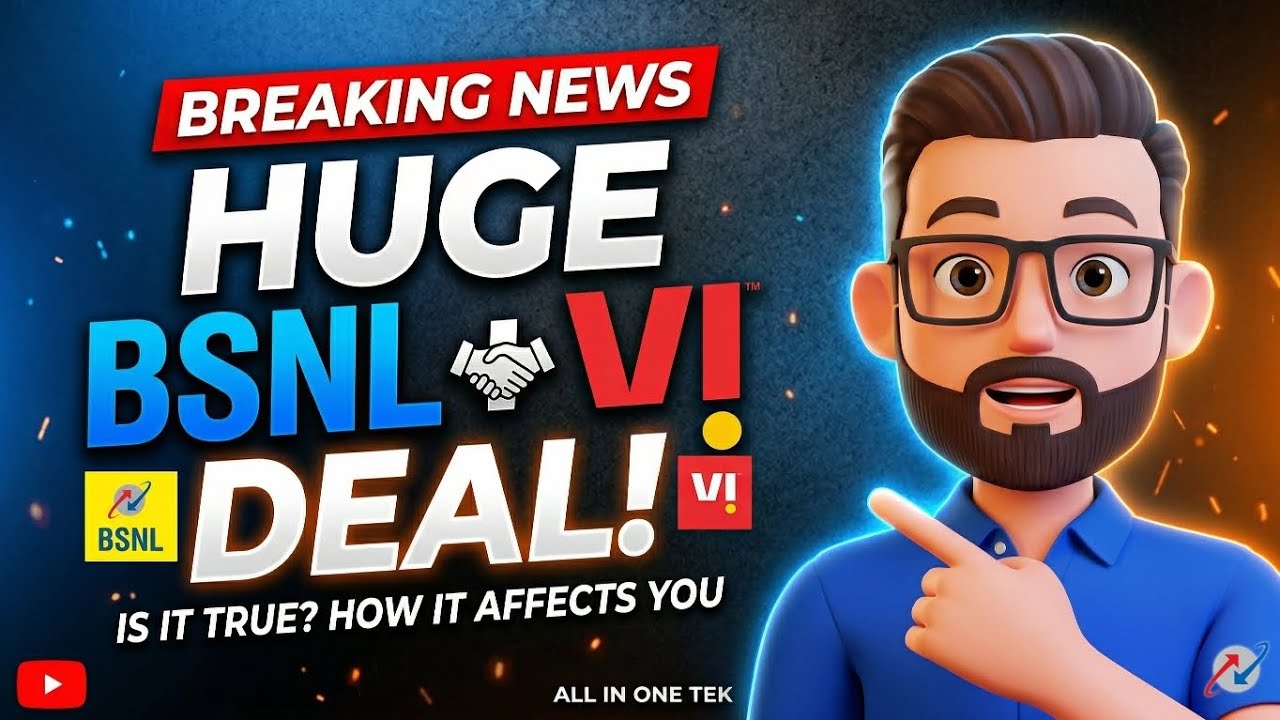 BSNL+VI Big Deal 🤝 Update. Has the deal between BSNL and Vodafone been finalized or not? Who will...