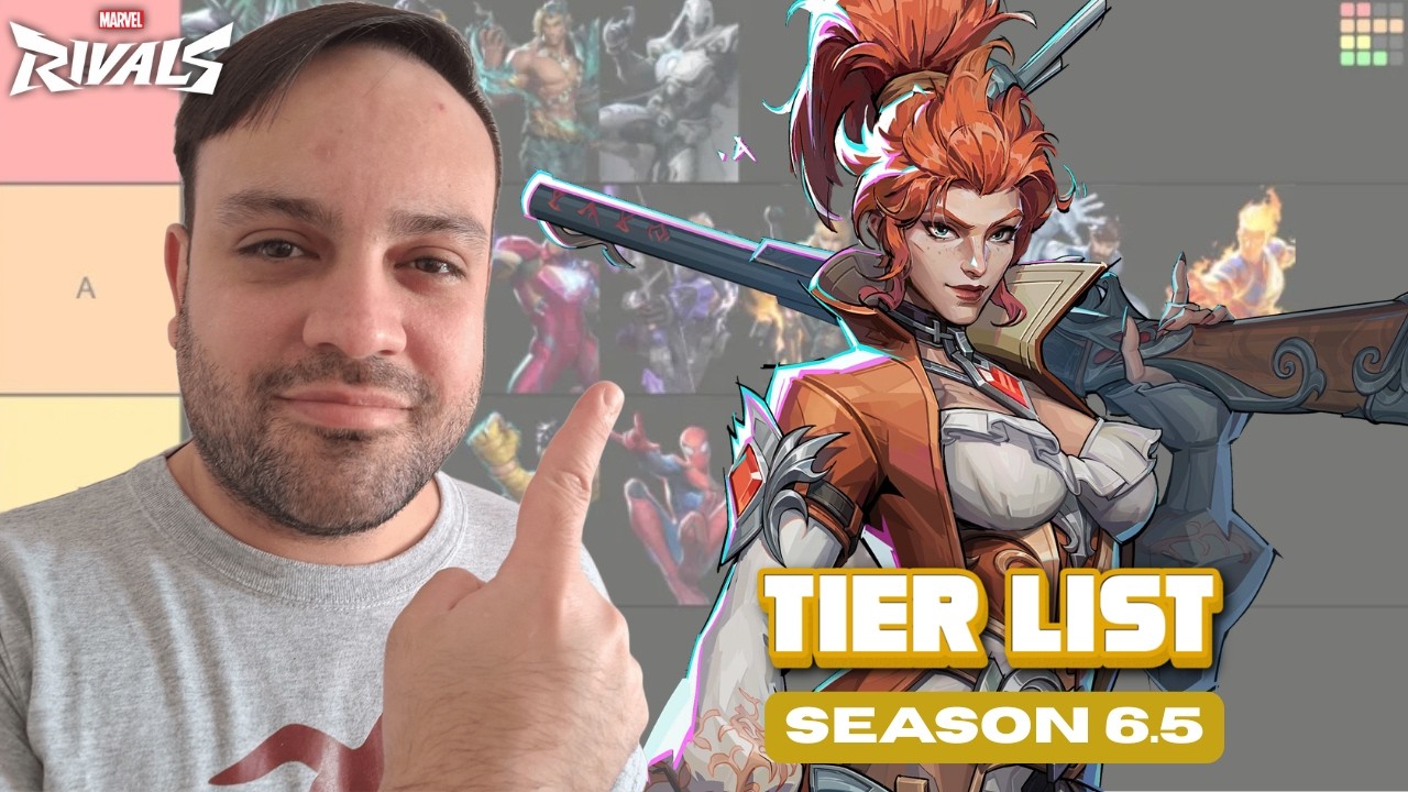 Tier List Season 6.5 Marvel Rivals 🔥 Mejores Héroes para Ranked