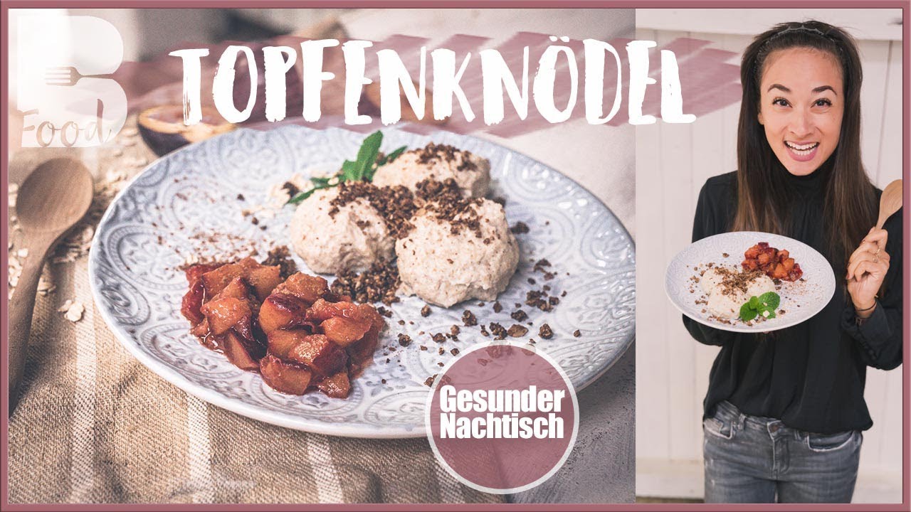 Topfenknödel Rezept - Fitness Frühstück - Protein Balls - Viel Eiweiß wenig Fett