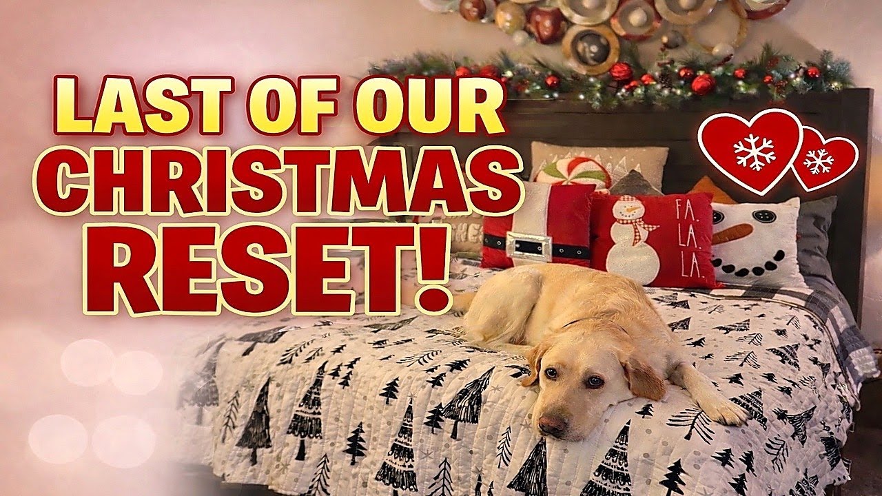 🎄 Finishing Our Christmas Reset | Vacuum Bagging Pillows, Blankets & Comforters