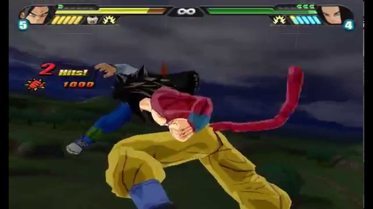 SSJ4 Goku vs Android 17