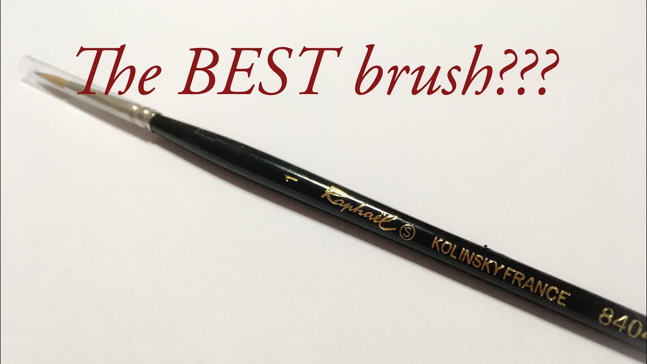 The BEST brush? Sable brush review- RAPHAEL 8404!