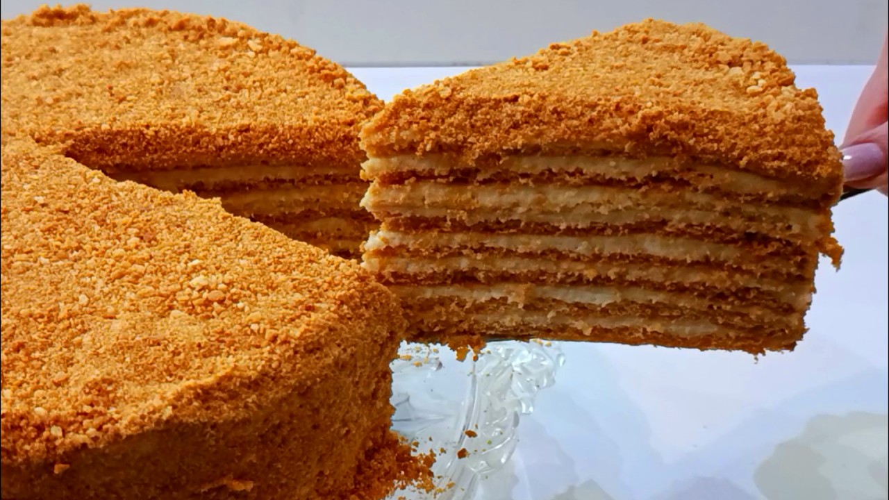 МЕДОВИК по семейному рецепту!Идеальный торт- мягкие коржи и нежный крем!