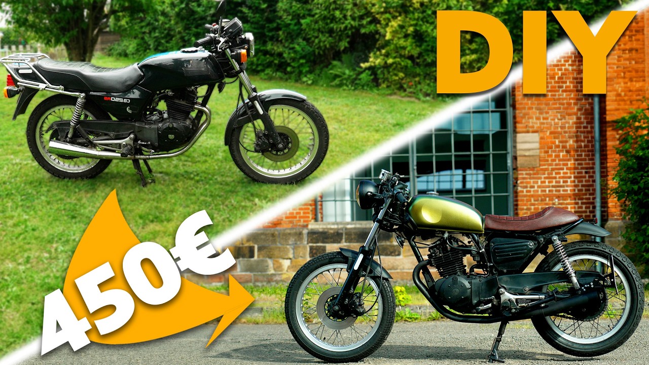 DIY Café-Racer Umbau - Custom-Motorrad mit TÜV!
