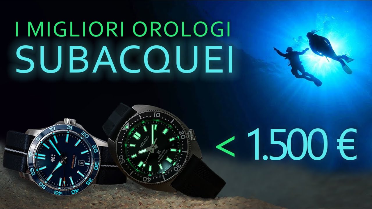 I MIGLIORI SUBACQUEI SOTTO I 1500 € - Otto modelli sorprendenti e iconici