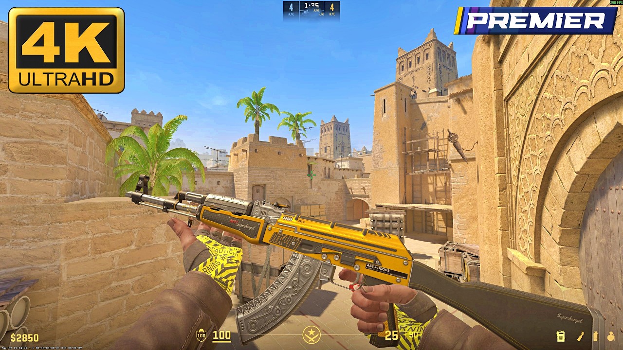 Counter Strike 2 | Mirage | Full 4K Gameplay | Premier