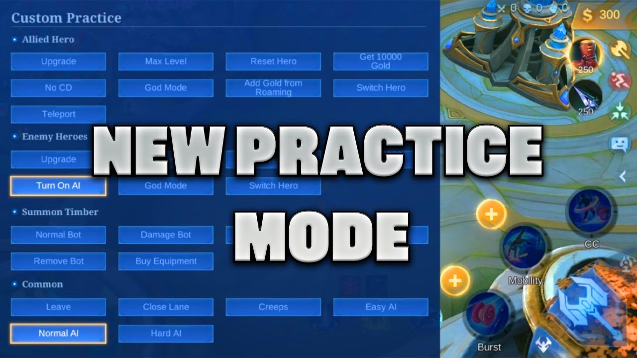 New Practice Mode With New Useful Features