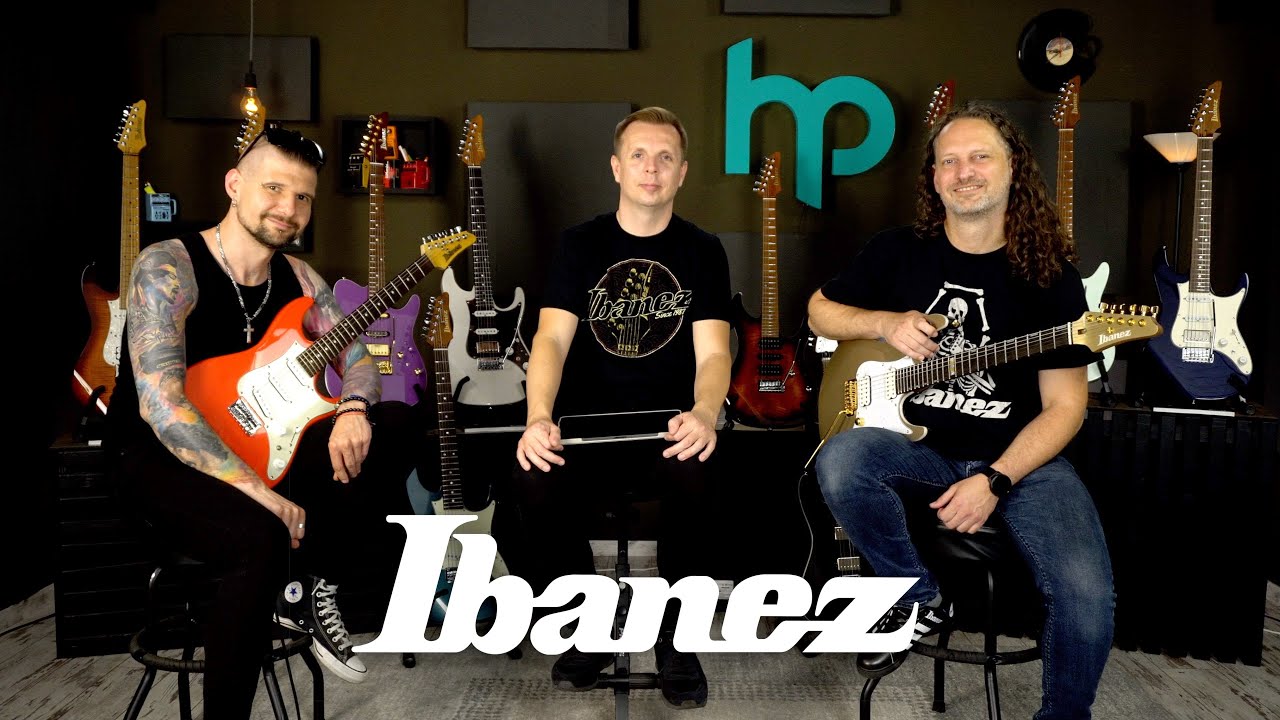 Ibanez AZ gitárok bemutatása Kékkői Zalánnal és Gotthárd Misivel