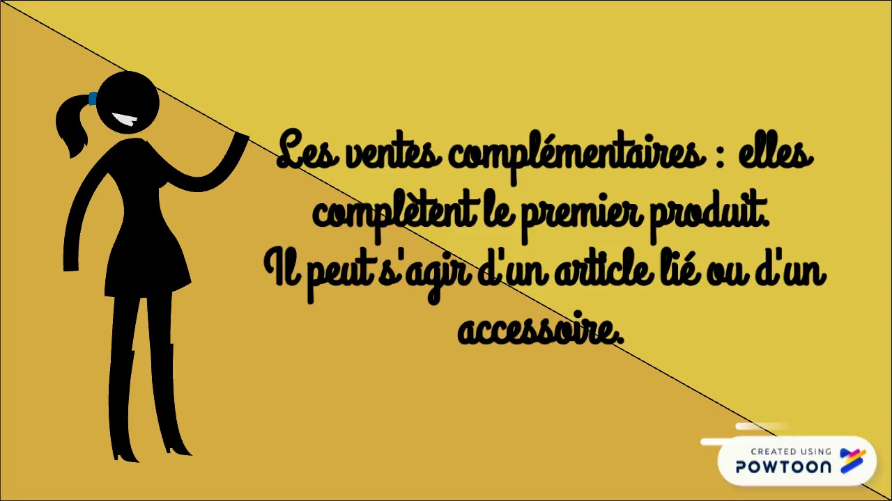R&eacute;aliser des ventes additionnelles