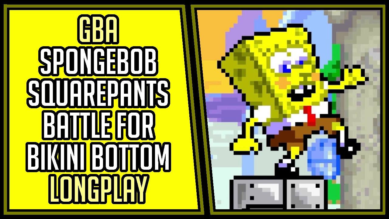 SpongeBob SquarePants: Battle for Bikini Bottom (100%+Bonus) | GBA | Longplay #40 [4Kp60]