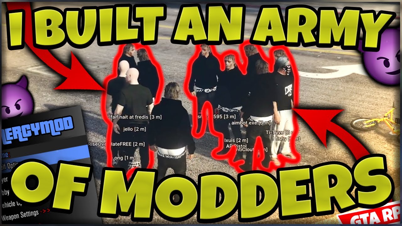 RAIDING SERVERS ON GTA RP WITH VIEWERS (GONE WRONG!)