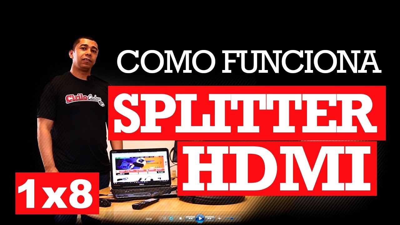 Como Instalar o Splitter HDMI 1x8 4k da Cirilo Cabos