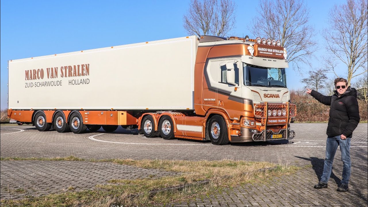 FULL TOUR OF THE NEW SCANIA R660 V8 FROM MARCO VAN STRALEN [VLOG]