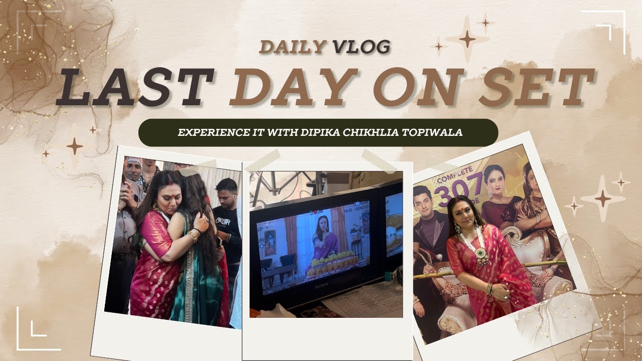 Emotional Farewell: Dipika Chikhlia Topiwala’s Last Day on Set of Dhartiputra Nandini 🎬💫