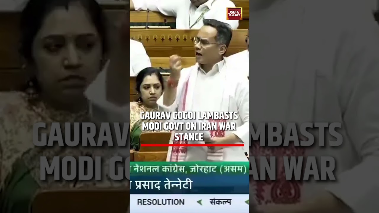 Congress MP Gaurav Gogoi Lambasts the Modi Government on Iran War and India's Stance | #shorts