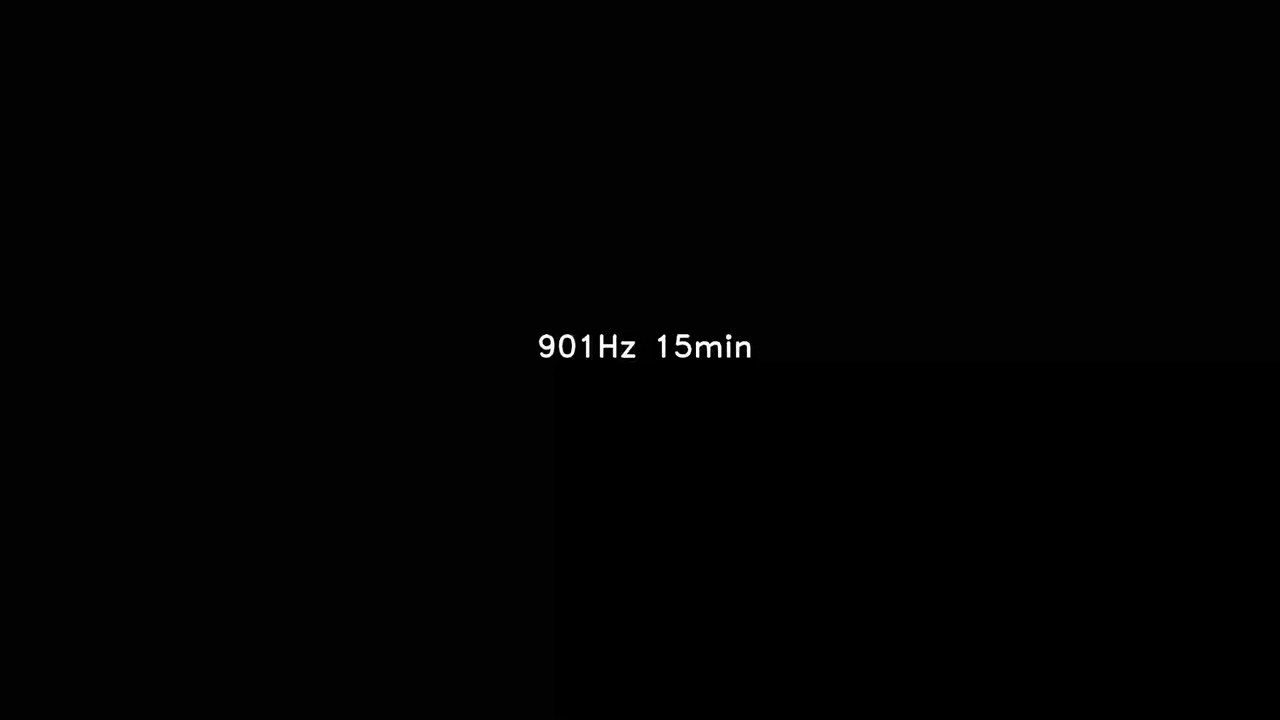 901 Hz 15min sine sound wave