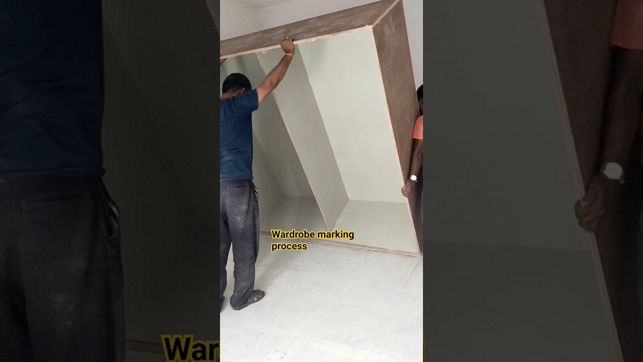 wardrobe making process 👍❤️#furniturewala #trending #interior #viral #carpenterlife