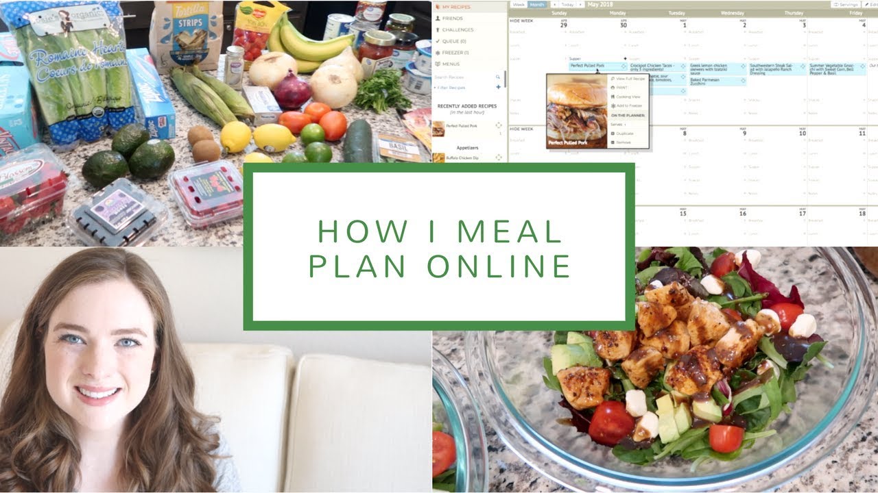 How I Meal Plan Online