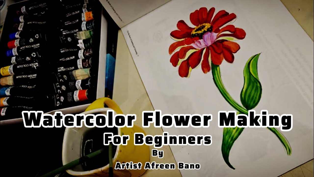 BEAUTY OF ART is live how to make three colour shading in flower 🌺