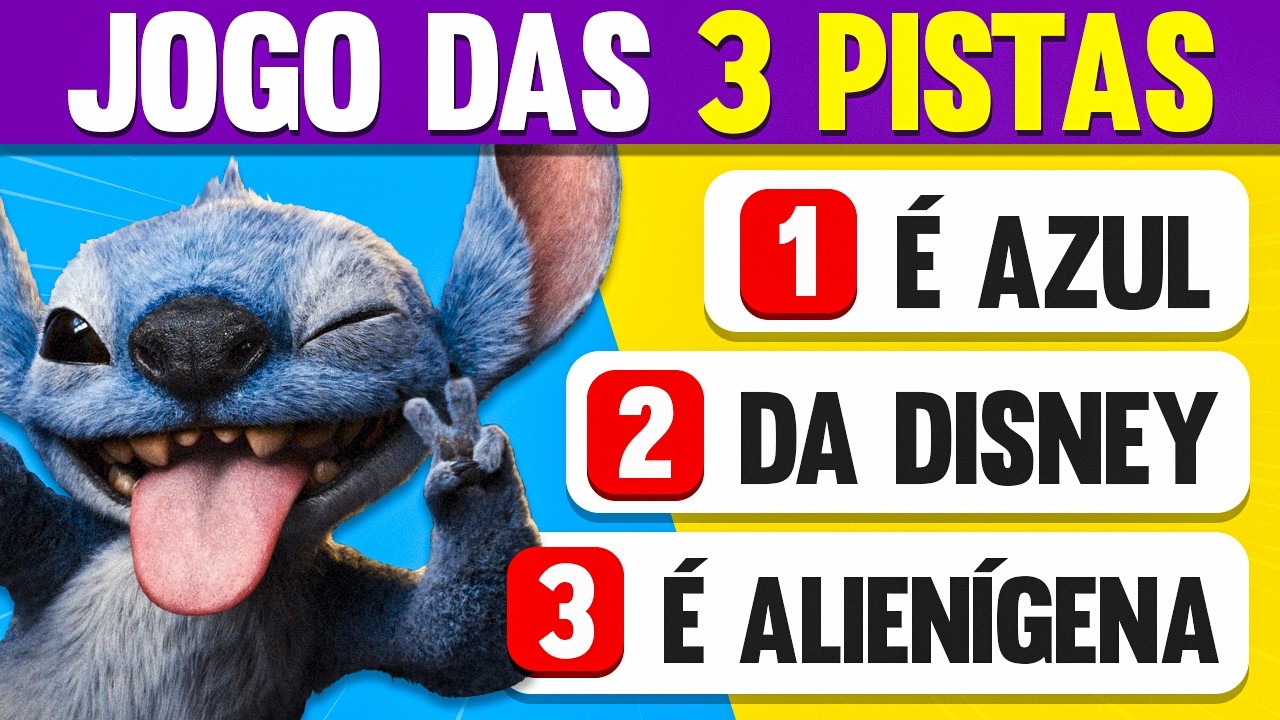 🤯 Jogo das 3 Pistas 👣 Adivinhe Qual é a Palavra pelas Dicas