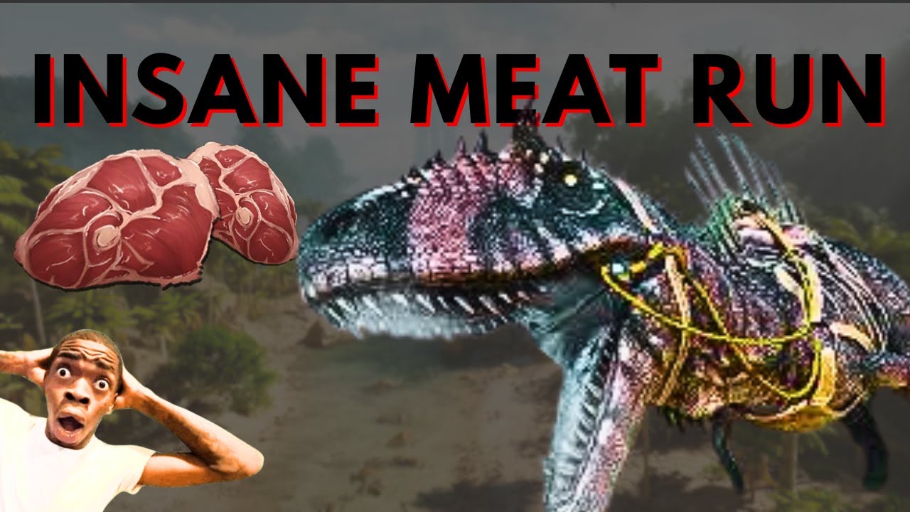 INSANE MEAT RUN! (Unlimited Meat & Funny PVP)