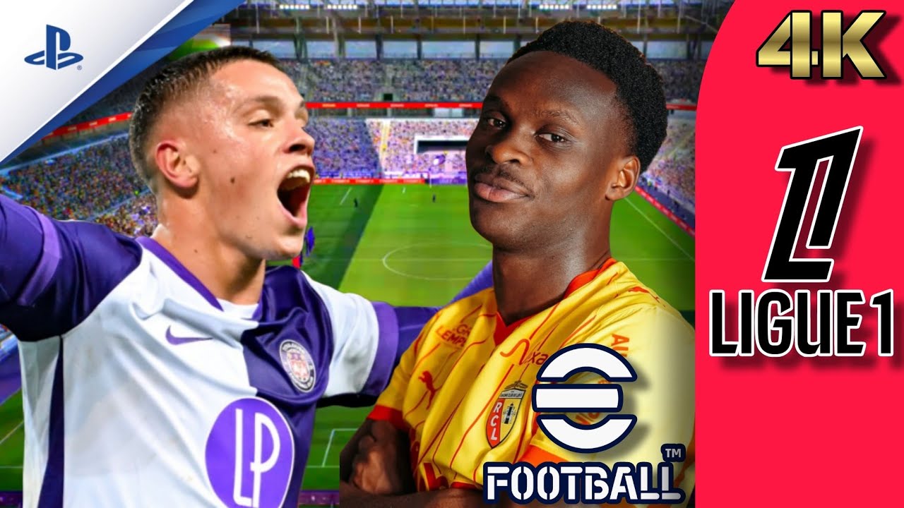 Ligue 1: Toulouse vs. Lens | eFootball 2026, Gameplay PS5 4K HDR 60 FPS