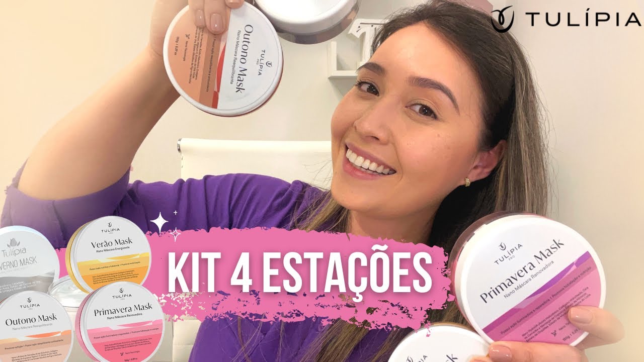 KIT 4 ESTAÇÕES  - MÁSCARAS FACIAIS