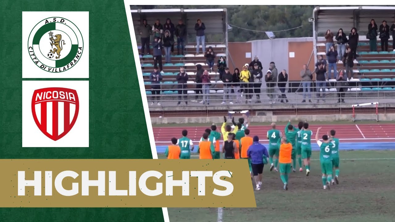 Highlights Città di Villafranca vs Polisportiva Nicosia (10ª giornata - Promozione girone B)