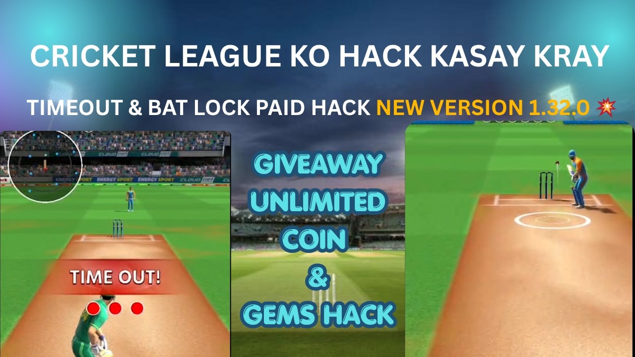 cricket league hack kese kare #shortvideo #cricketleague #hacker #hack #cricket #mod 1.32.0🔥