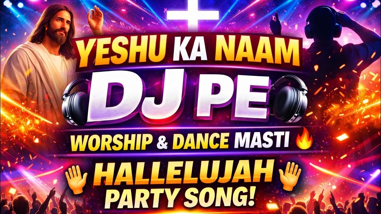❣️Jesus DJ Song 2026 | ❤️‍🩹Yeshu Ka Naam DJ Pe | Hindi Christian DJ Song | Worship Dance✝️