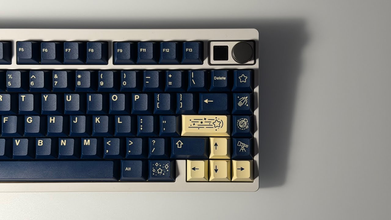 Qwertykeys QK75N w/ Akko Cilantro Tactiles - “Earthshine” (Sound Test)