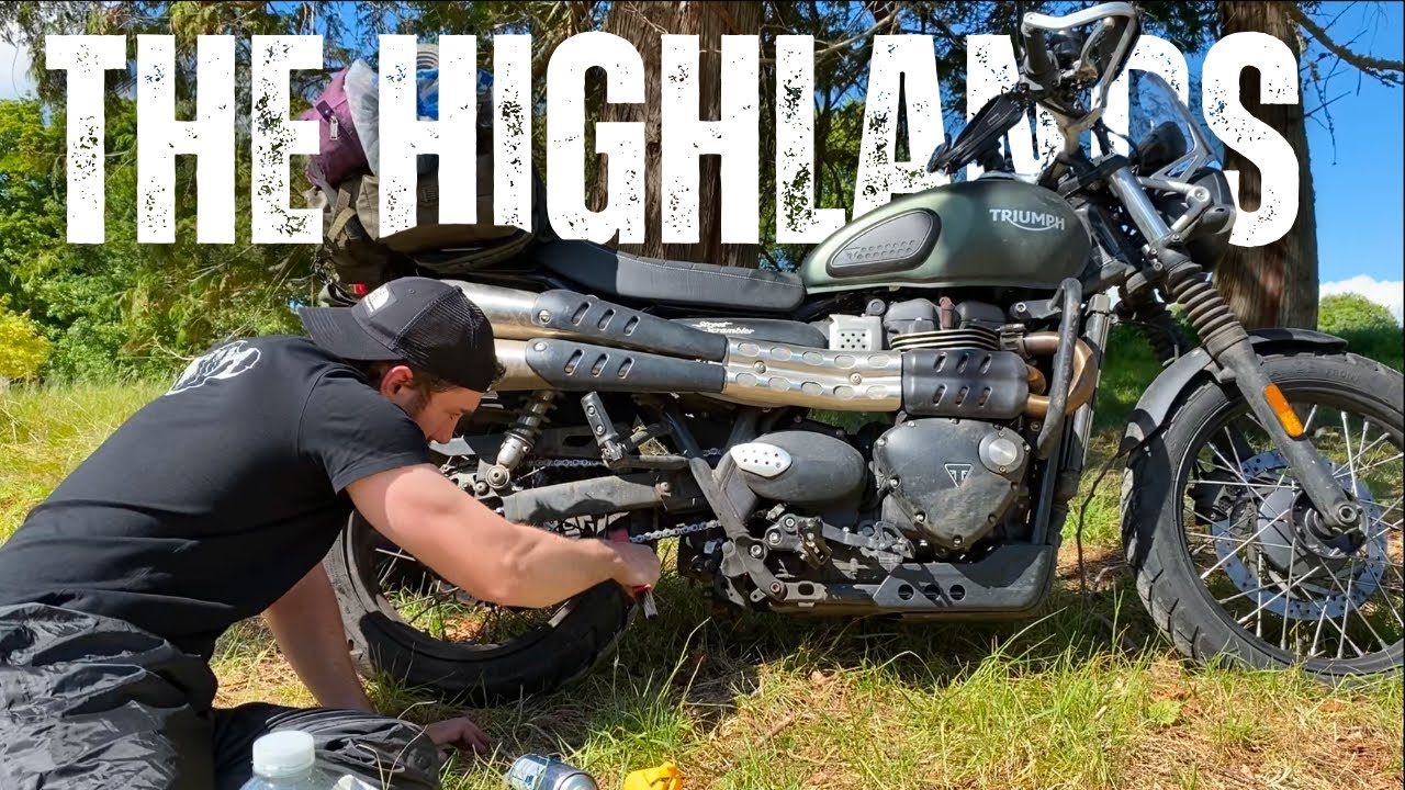 Motorcycle Roadtrip in Scotland - Glenmorangie distillery, Dunrobin Castle,